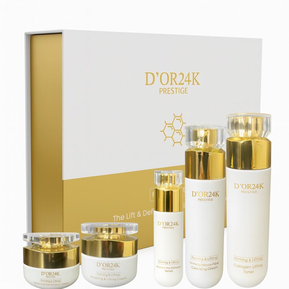 D’OR24K Prestige Lift & Define Pro-Collagen Collection 5-Piece Skincare Set